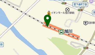 マクドナルド イオンモール旭川駅前店の地図画像