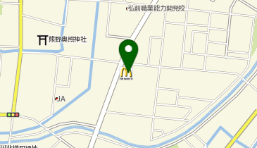 マクドナルド 弘前堅田店の地図画像