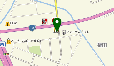 マクドナルド 102弘前店の地図画像