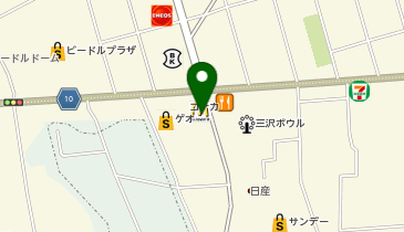 マクドナルド 三沢店の地図画像