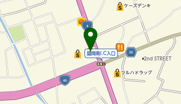 マクドナルド 4号線盛岡南店の地図画像