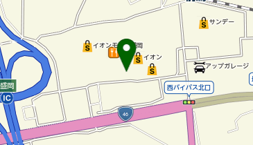 マクドナルド イオンモール盛岡店の地図画像