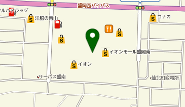 マクドナルド イオンモール盛岡南店の地図画像