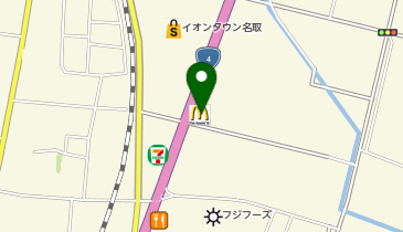 マクドナルド 4号線名取店の地図画像