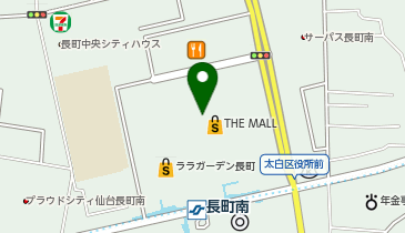 マクドナルド ザ・モール仙台長町店の地図画像