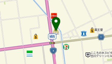 マクドナルド 4号線古川店の地図画像