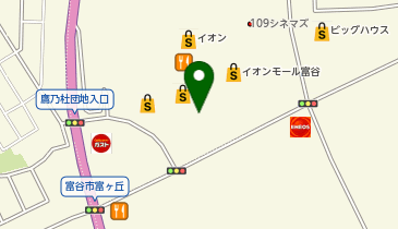 マクドナルド イオンモール富谷店の地図画像