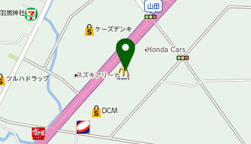 マクドナルド 山田鈎取ヨークタウン店の地図画像