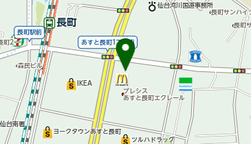 マクドナルド 仙台長町店の地図画像