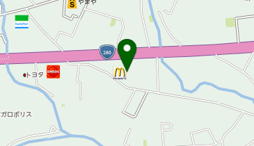 マクドナルド 286西多賀店の地図画像