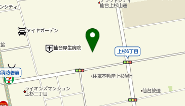 マクドナルド イオンモール仙台上杉店の地図画像