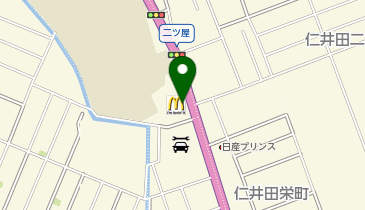 マクドナルド 秋田仁井田店の地図画像