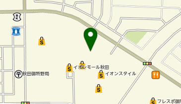 マクドナルド イオンモール秋田店の地図画像
