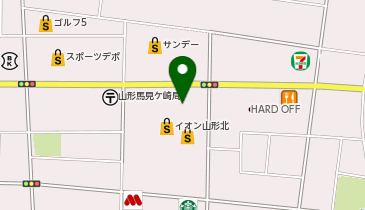 マクドナルド イオン山形北店の地図画像