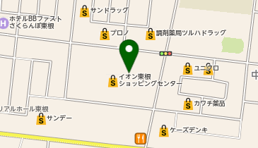 マクドナルド イオン東根店の地図画像