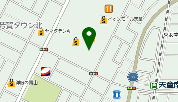 マクドナルド イオンモール天童店の地図画像