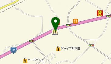 マクドナルド 古河店の地図画像