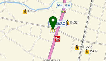 マクドナルド 日立金沢店の地図画像