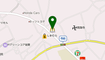 マクドナルド 岩井店の地図画像