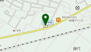 マクドナルド 6号線藤代店の地図画像