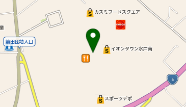 マクドナルド イオンタウン水戸南店の地図画像