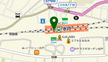 マクドナルド JR水戸駅店の地図画像