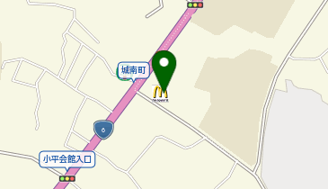 マクドナルド 6号線日立店の地図画像