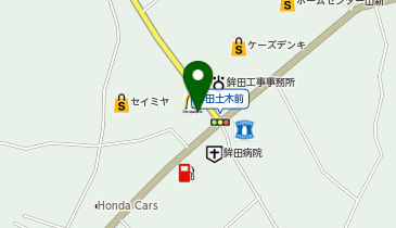 マクドナルド 鉾田店の地図画像