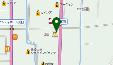 マクドナルド 常陸太田フォレストモール店の地図画像