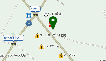 マクドナルド 石岡店の地図画像
