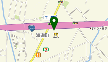 マクドナルド 白沢街道宇都宮店の地図画像