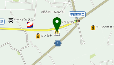 マクドナルド 環状線栃木店の地図画像