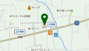マクドナルド 東高崎店の地図画像