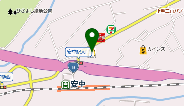 マクドナルド 18号安中店の地図画像