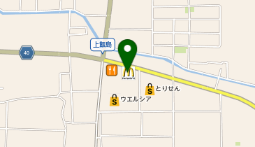 マクドナルド 玉村とりせん店の地図画像