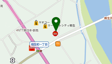 マクドナルド 桐生マーケットシティ店の地図画像