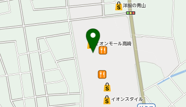 マクドナルド イオンモール高崎店の地図画像