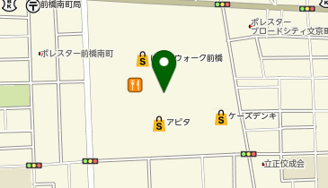 マクドナルド 前橋けやきウォーク店の地図画像