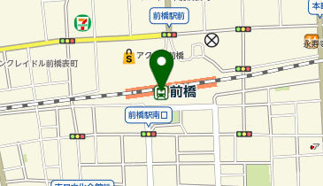 マクドナルド JR前橋駅店の地図画像