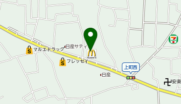 マクドナルド 倉賀野西店の地図画像