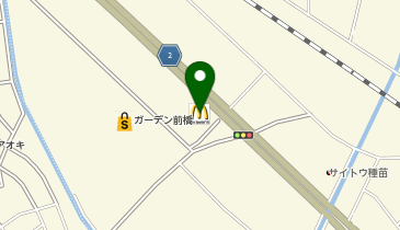 マクドナルド 前橋ガーデン店の地図画像