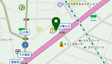 マクドナルド 17号高崎店の地図画像