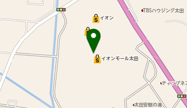 マクドナルド イオンモール太田店の地図画像