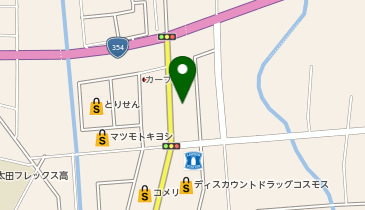 マクドナルド 太田下田島店の地図画像