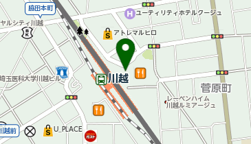 マクドナルド 川越マイン店の地図画像