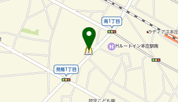 マクドナルド 本庄店の地図画像