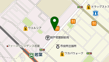 マクドナルド 若葉店の地図画像