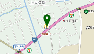 マクドナルド 埼大通り店の地図画像