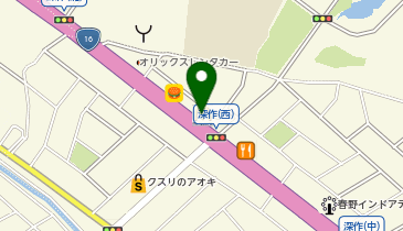 マクドナルド 16号深作店の地図画像