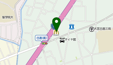 マクドナルド 大宮バイパス宮原店の地図画像